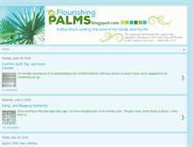 Tablet Screenshot of flourishingpalms.blogspot.com