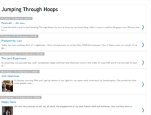 Tablet Screenshot of jumping-through-hoops.blogspot.com