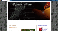 Desktop Screenshot of espiritismopoesias.blogspot.com