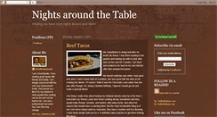 Desktop Screenshot of nightsaroundthetable.blogspot.com