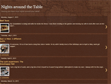 Tablet Screenshot of nightsaroundthetable.blogspot.com