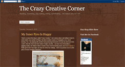 Desktop Screenshot of crazycreativecorner.blogspot.com