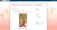 Desktop Screenshot of mothersdaygiftinabottle.blogspot.com