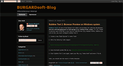 Desktop Screenshot of burgardsoft.blogspot.com