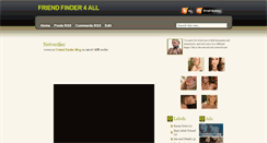 Desktop Screenshot of friendfinder4all.blogspot.com