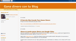 Desktop Screenshot of gana-dinero.blogspot.com