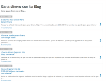 Tablet Screenshot of gana-dinero.blogspot.com