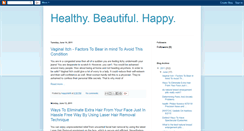 Desktop Screenshot of healthy-beautiful-happy.blogspot.com