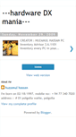 Mobile Screenshot of hardwaredxmania.blogspot.com