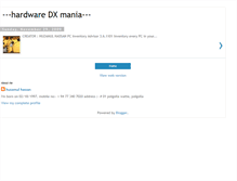 Tablet Screenshot of hardwaredxmania.blogspot.com