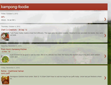 Tablet Screenshot of kampong-foodie.blogspot.com