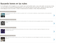 Tablet Screenshot of buscandoleonesenlasnubes.blogspot.com