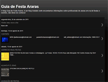 Tablet Screenshot of guiadefestaararas.blogspot.com