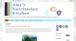 Desktop Screenshot of amysnutritariankitchen.blogspot.com