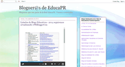 Desktop Screenshot of blogsdestacadospr.blogspot.com