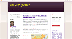 Desktop Screenshot of gilthejenius.blogspot.com