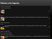Tablet Screenshot of palomoalosfogones.blogspot.com