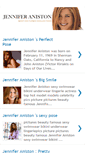 Mobile Screenshot of jennifer-aniston-beauty.blogspot.com