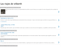 Tablet Screenshot of losviajesdewilberth.blogspot.com