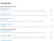 Tablet Screenshot of child-healthblog.blogspot.com