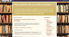 Desktop Screenshot of filosofiadelaeducaciondoctoradourbe.blogspot.com