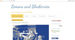 Desktop Screenshot of lemonsandblueberries.blogspot.com