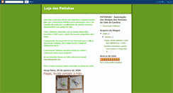 Desktop Screenshot of lojadaspatinhas.blogspot.com