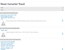 Tablet Screenshot of powerconvertertravel.blogspot.com