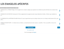 Tablet Screenshot of evangeliosytextosapocrifos.blogspot.com