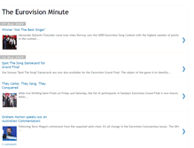 Tablet Screenshot of eurovisionminute.blogspot.com