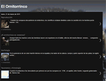 Tablet Screenshot of ornitorrincounanimalraro.blogspot.com