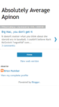 Mobile Screenshot of absolutelyaverageapinion.blogspot.com