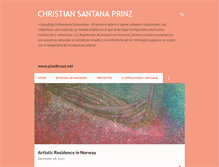 Tablet Screenshot of christiansantanaprinz.blogspot.com