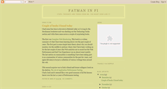 Desktop Screenshot of fatmaninfi.blogspot.com