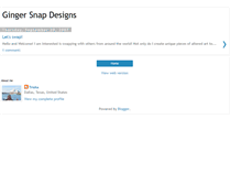 Tablet Screenshot of gingersnapdesigns.blogspot.com