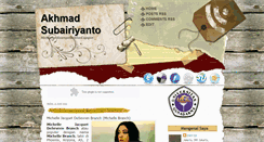 Desktop Screenshot of akhmadsubairiyanto.blogspot.com
