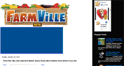 Desktop Screenshot of farmville-news.blogspot.com