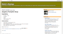 Desktop Screenshot of metricsmusings.blogspot.com