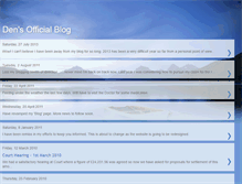Tablet Screenshot of dennismay.blogspot.com