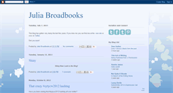 Desktop Screenshot of julia-broadbooks.blogspot.com