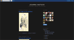 Desktop Screenshot of joannamatuck.blogspot.com