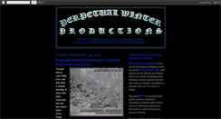 Desktop Screenshot of perpetualwinterbear.blogspot.com