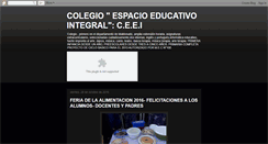 Desktop Screenshot of espacioeducativointegral.blogspot.com