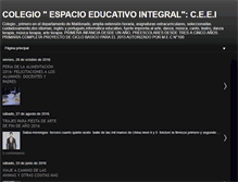 Tablet Screenshot of espacioeducativointegral.blogspot.com