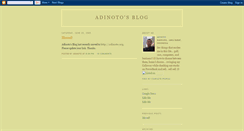 Desktop Screenshot of adinoto.blogspot.com