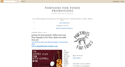 Desktop Screenshot of portionsforfoxespromotions.blogspot.com