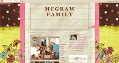 Desktop Screenshot of mjmcgrawfamily.blogspot.com