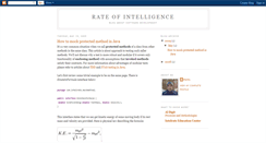 Desktop Screenshot of intelrate.blogspot.com