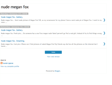 Tablet Screenshot of nudemeganfoxstuffsbn.blogspot.com