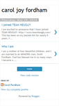 Mobile Screenshot of caroljoyfordham.blogspot.com